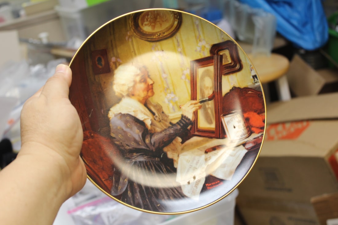 Norman Rockwell Collector's Plate: boxed and COA - 8 1/4" in diameter