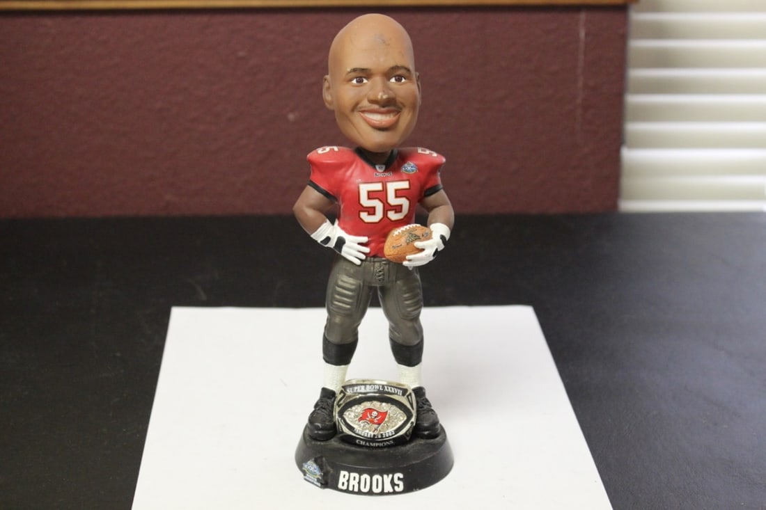 Buccaneers Bobble Head Figurine: Superbowl - Limited Edition - 8 1/2" tall