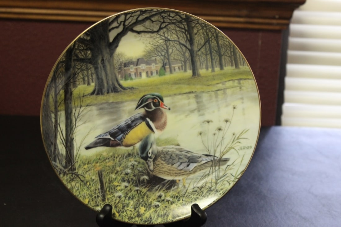 Collectors Plate by Bart Jerner: 8 1/2" in diameter