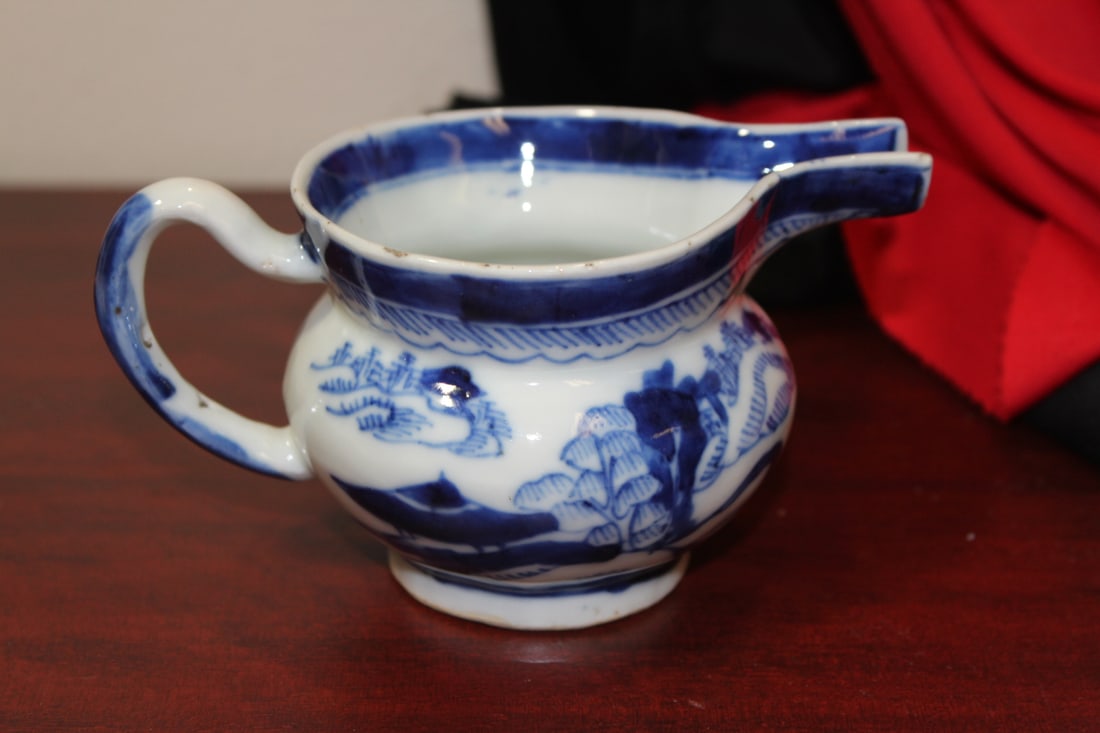 A Chinese Blue and White Export Pitcher (1 of 6)