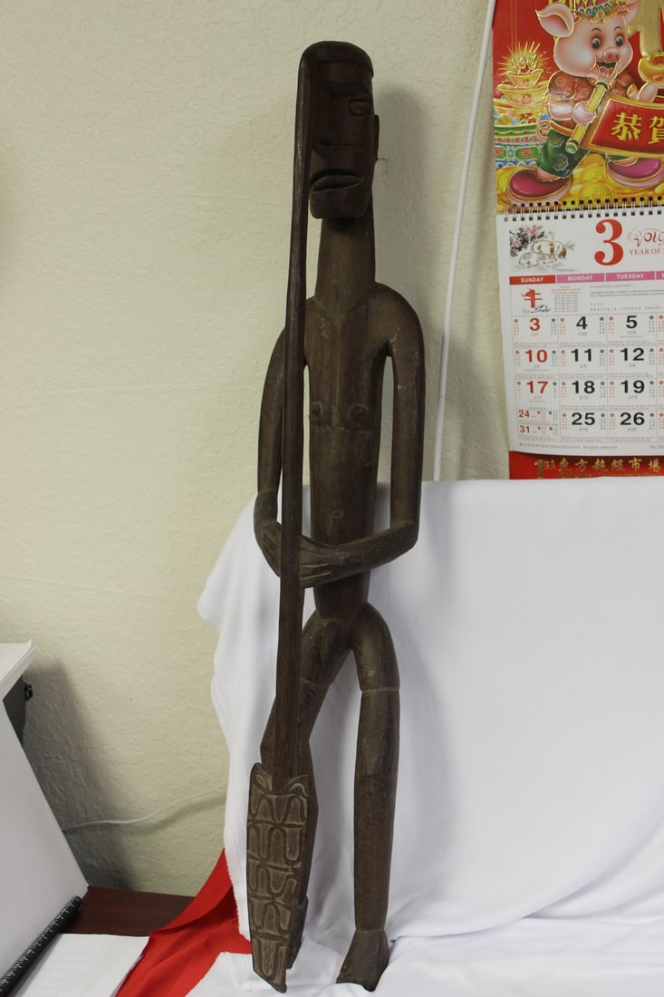 An African Wood Statue (1 of 5)