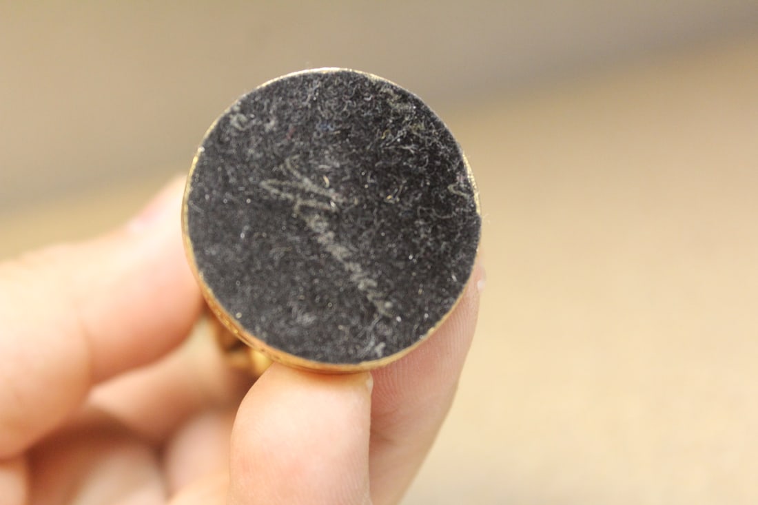 Solid Brass Egyptian Figurine - 6