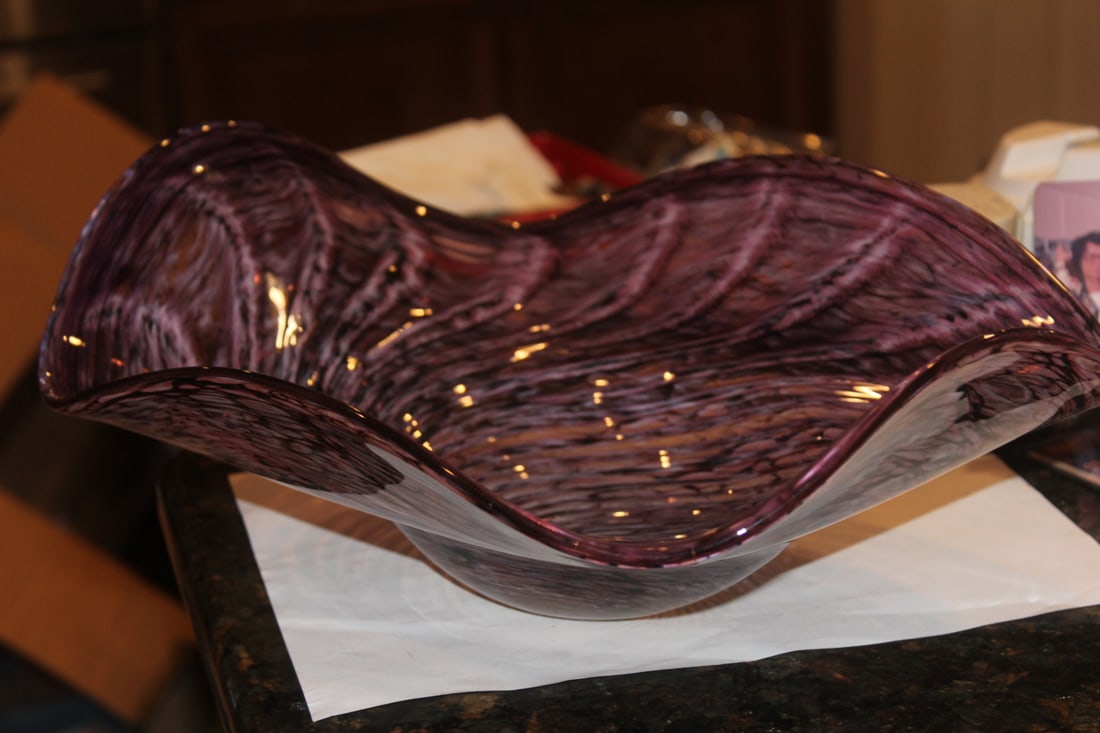 Robert Eickholt Art Glass Bowl (1 of 6)