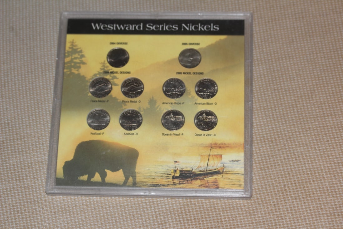 Westward Series Nickel Coin Set: 10 nickels