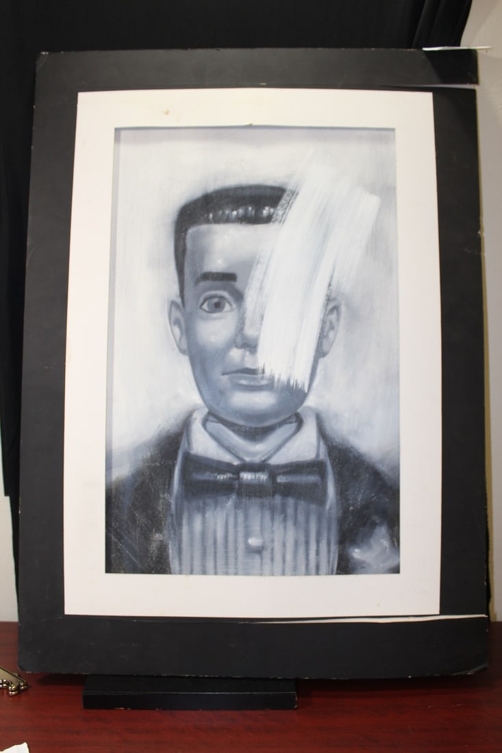 Oil on Board by James Michaels: overall= 33" x 24"