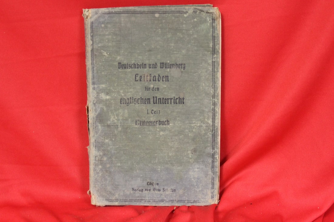 A Hardcover German Book: as shown