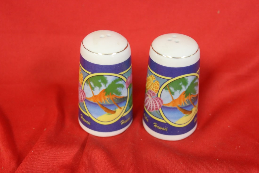 A Pair of Salt and Pepper Shaker: 3 1/4" tall