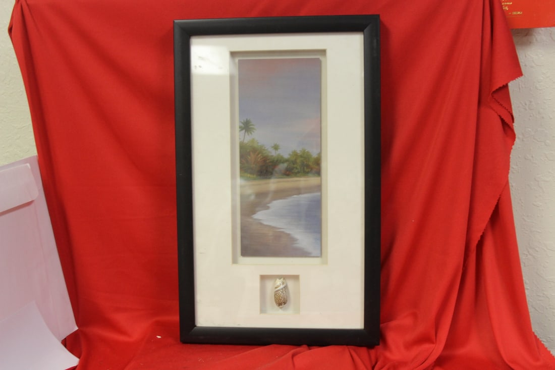 A Print with Seashell: 16" x 10"