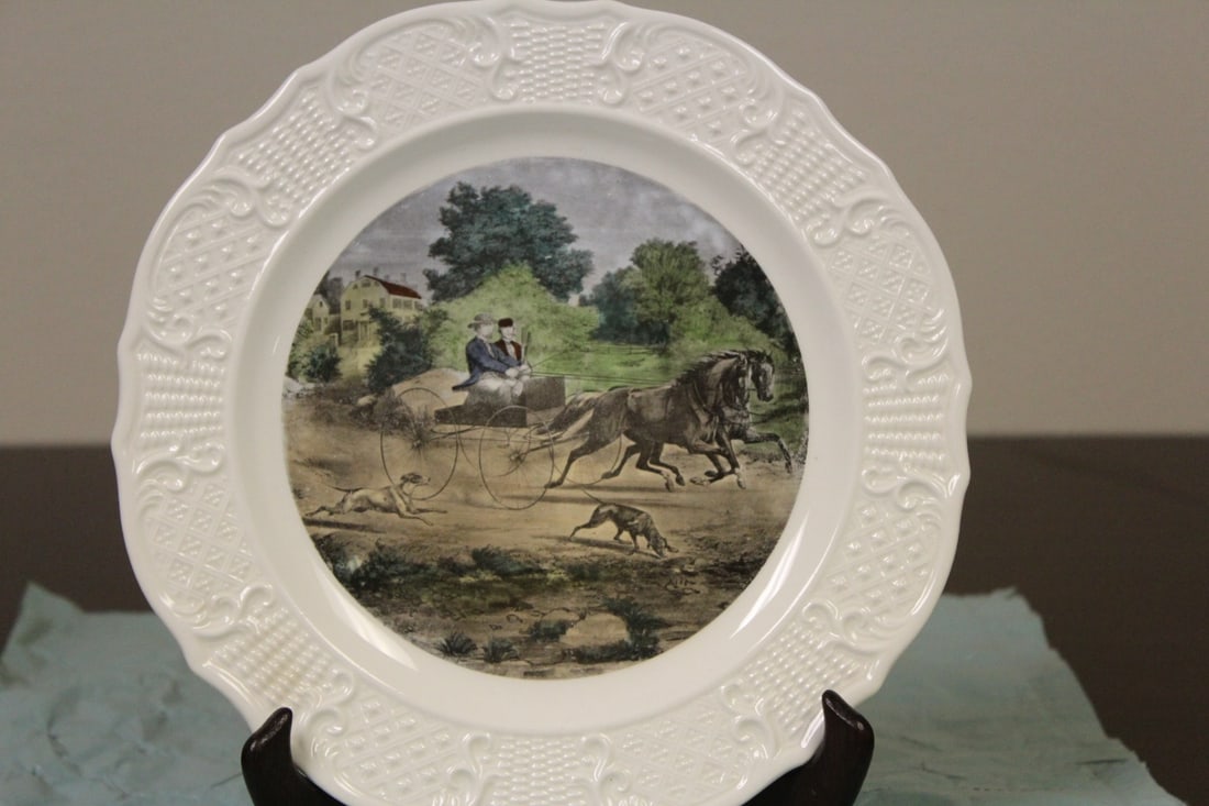 A Currier and Ives Plate (1 of 4)