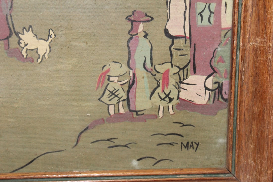 An Old Framed Print - 2