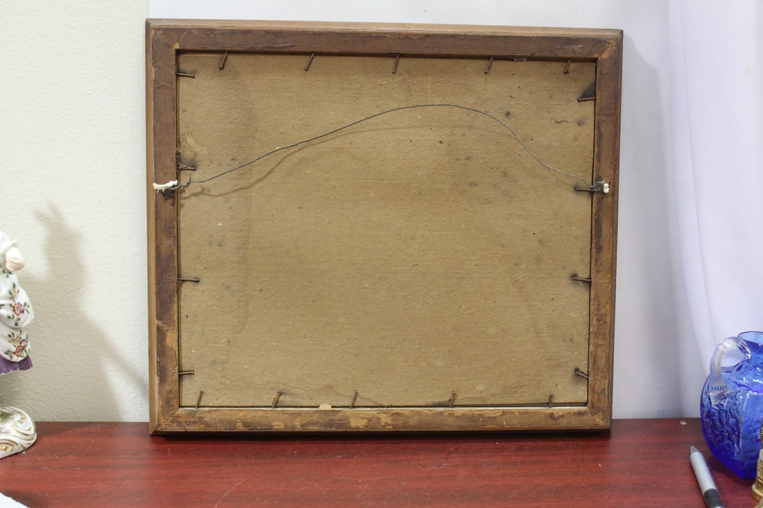 An Old Framed Print - 8