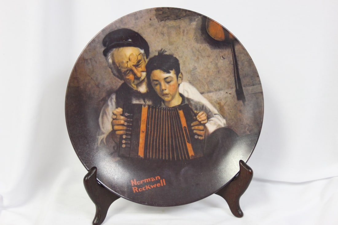 Norman Rockwell Collector's Plate: 8 5/8" in diameter