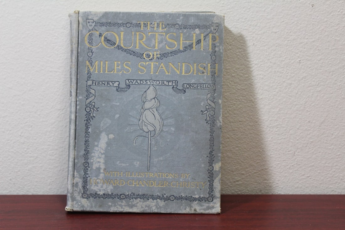 Hardcover Book: The Courtship of Mike Standish: 1903 - please note: some page has separation