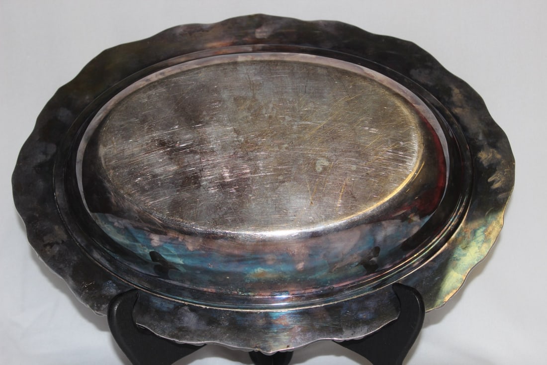 Silverplated Tray with Lid - 2