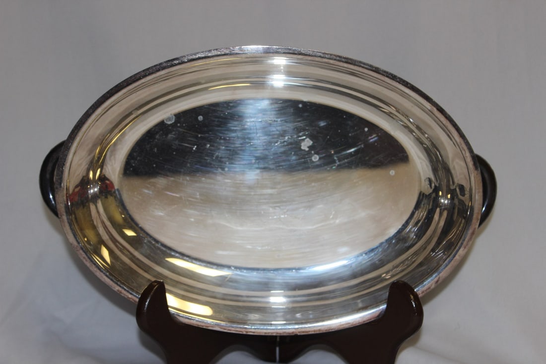 Silverplated Tray with Lid - 5