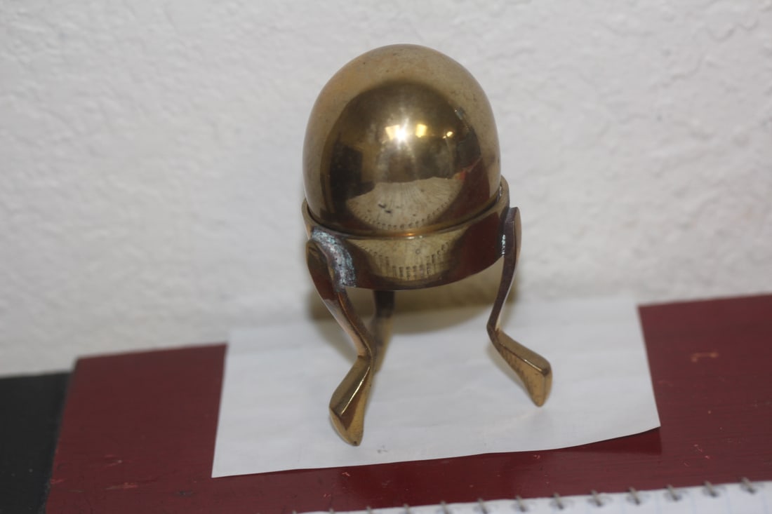 Brass Egg on Stand (1 of 4)