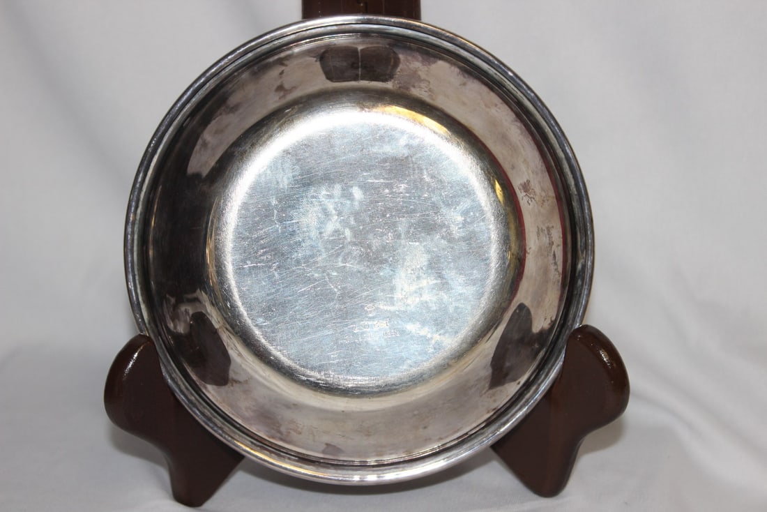 A Silverplated Saucer - 2