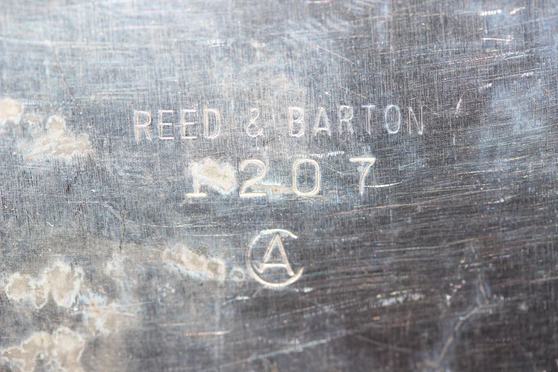 A Silverplated Saucer - 4