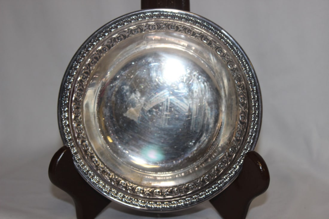 A Silverplated Saucer: 6" in diameter