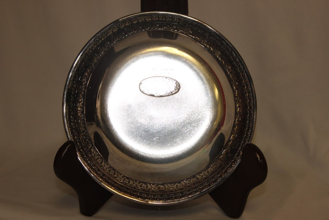 A Silverplated Saucer - 2