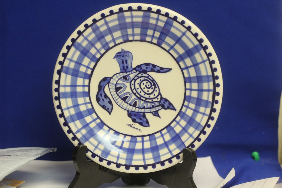 Diane Stoneware: 7 7/8" in diameter