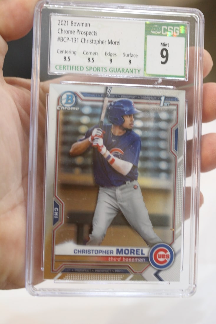Graded Christopher Morel Rookie Card: as shown