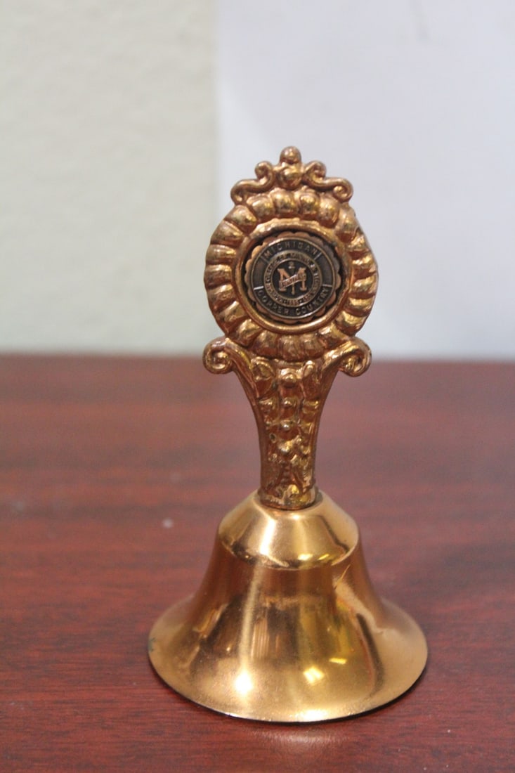 A Small Copper Bell: 4" tall