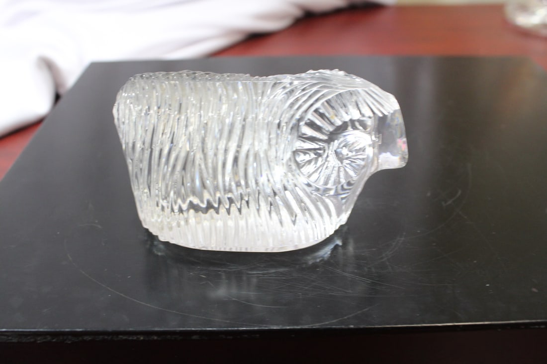 A Signed Waterford Ram: Rare - 3 1/2" across