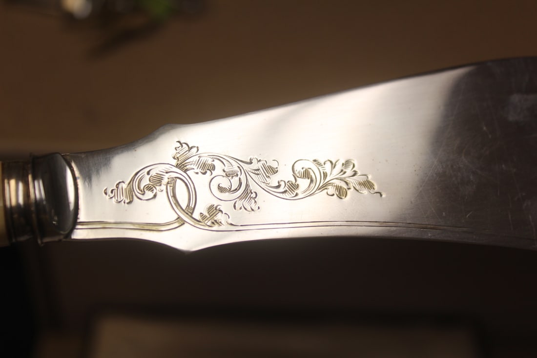 Silver plate serving set - 3