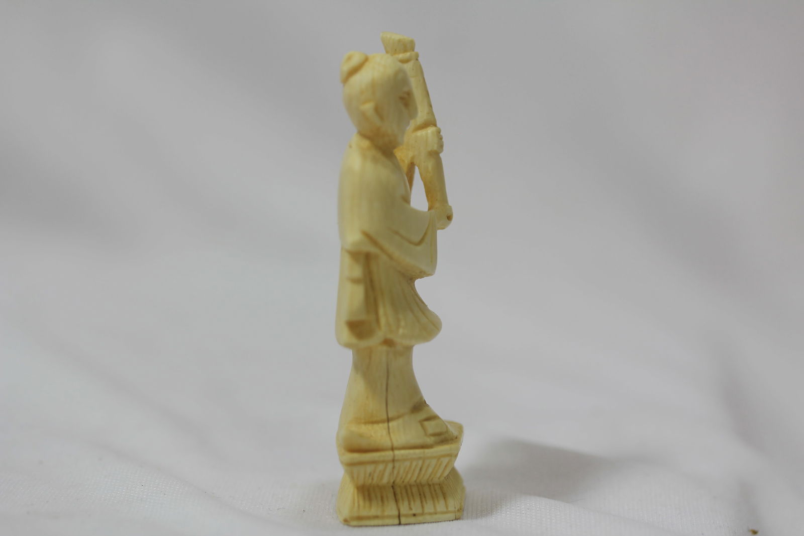A Carved Bone Chess Piece - 2