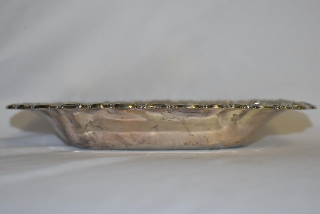 An Ornate Silverplated Dish - 2
