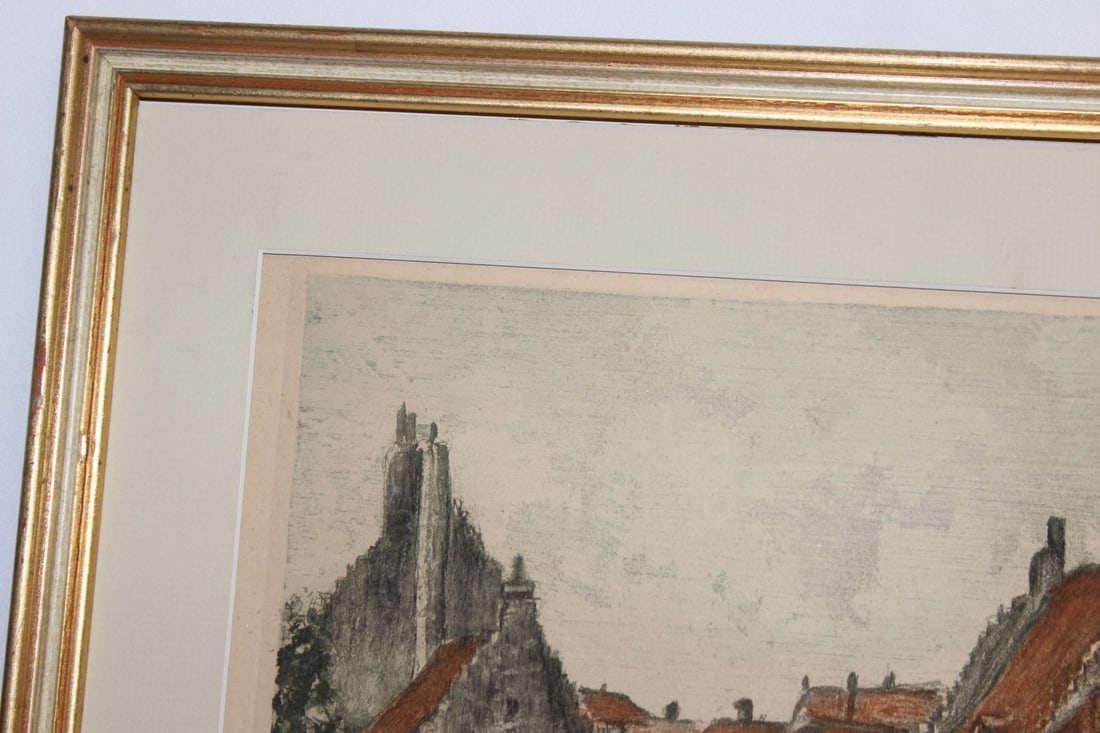 A Vintage Signed Engraving - 2