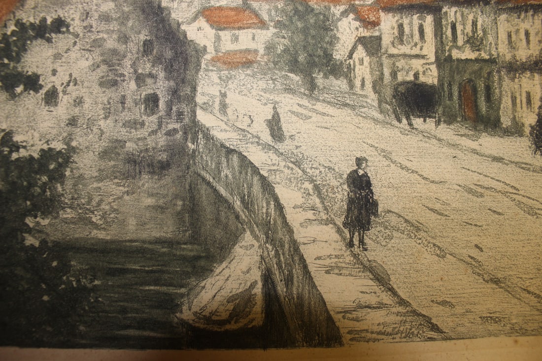 A Vintage Signed Engraving - 9