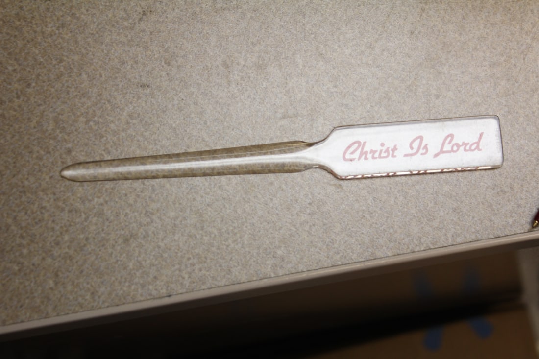 Christ is Lord Lucite Letter Opener: 7 1/4" long