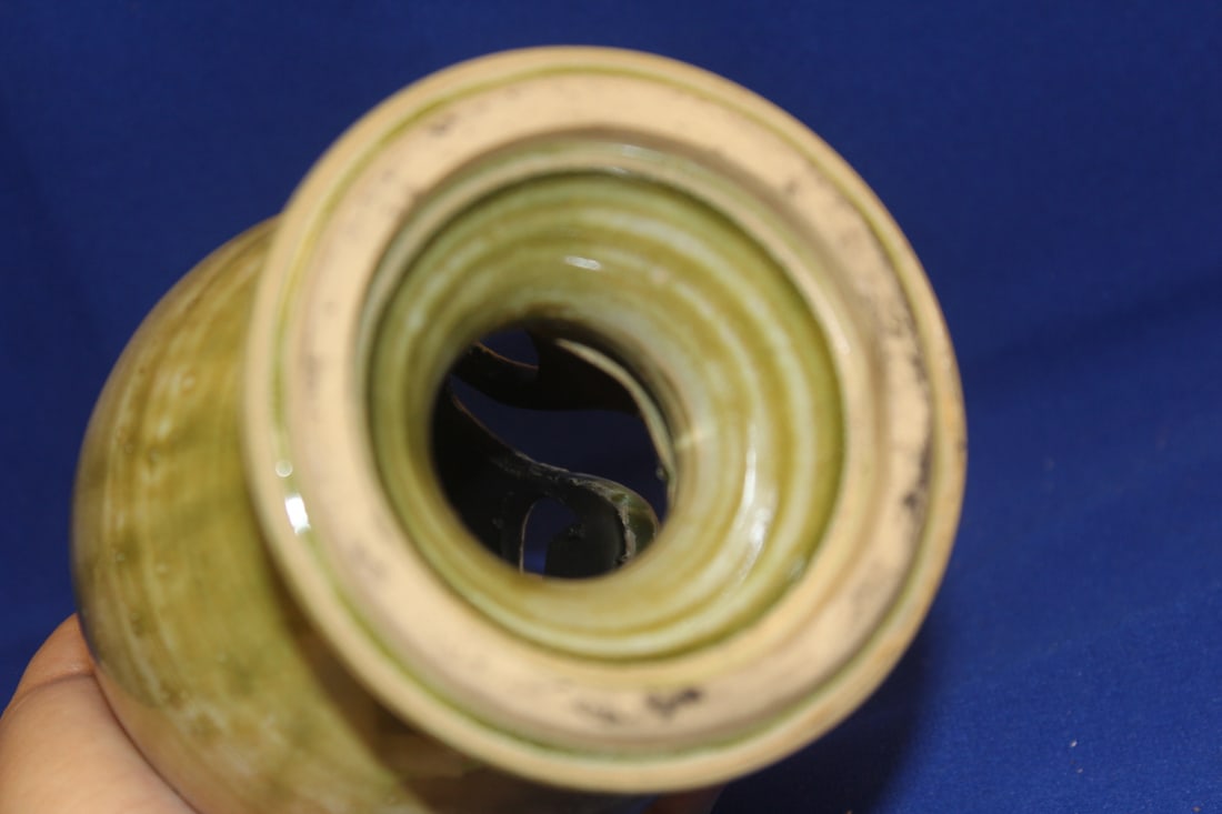 Green Ceramic Lantern - 4