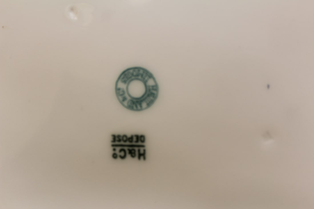 Limoges Depose Pattern Square Plate - 5