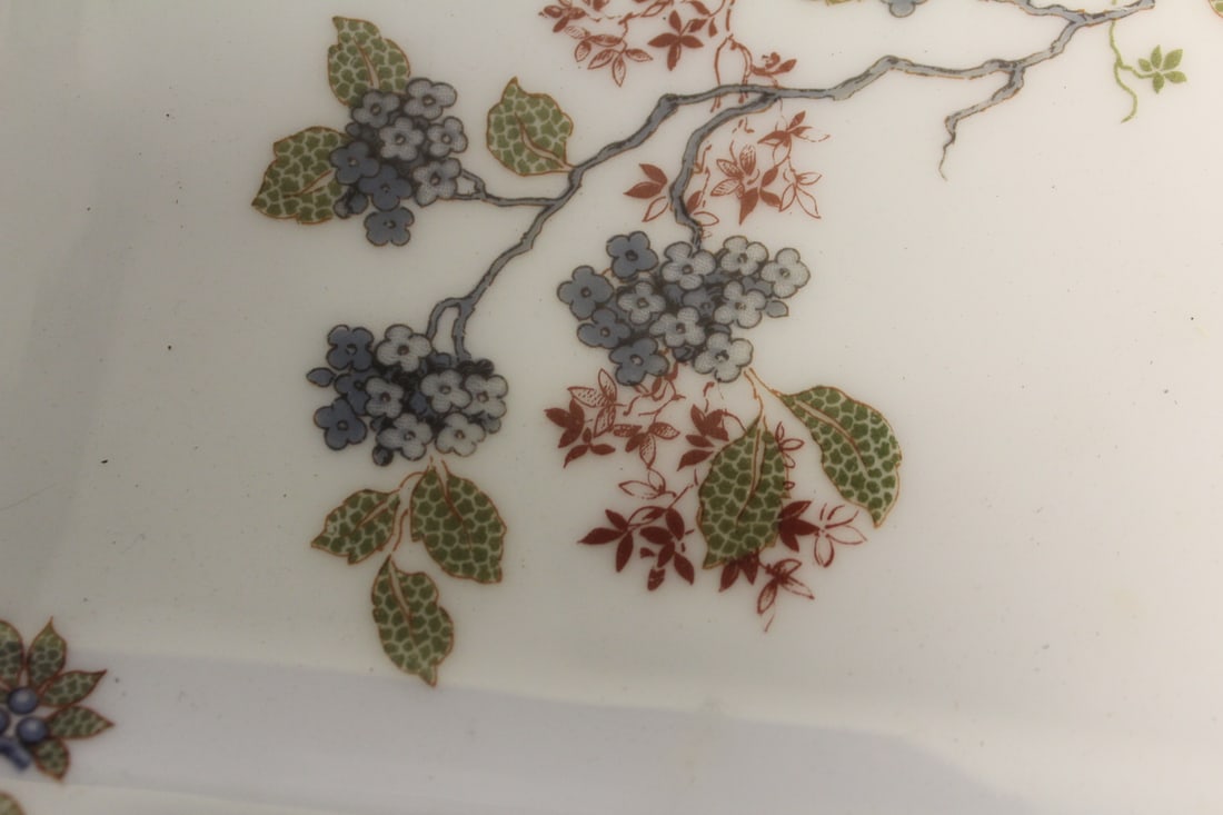 Limoges Depose Pattern Square Plate - 8