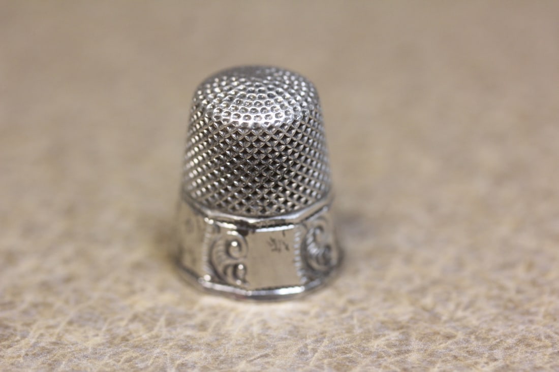 A Sterling Thimble: as shown