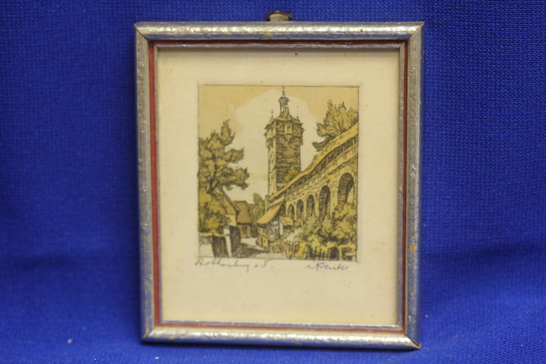 Vintage Willi Foerster Kleingraphik Print (1 of 4)