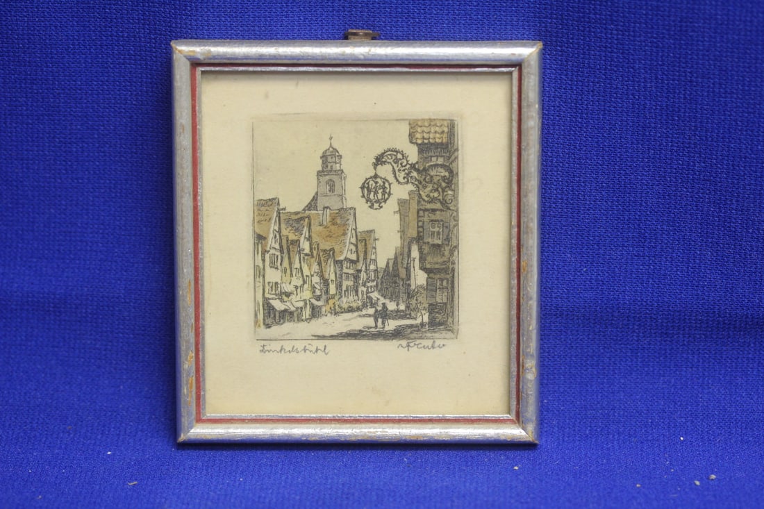 Vintage Willi Foerster Kleingraphik Print (1 of 4)