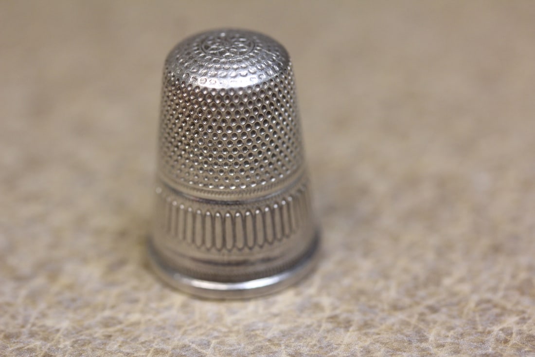 A Sterling Thimble: as shown
