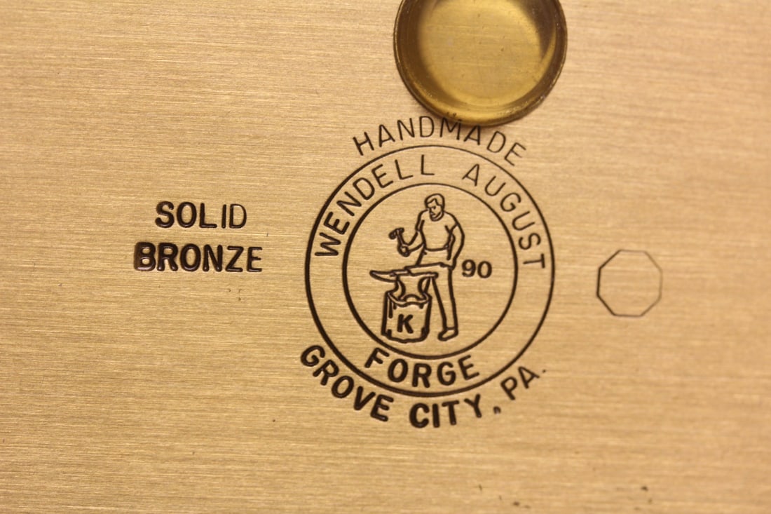 Solid Bronze Napkin Holder - 7