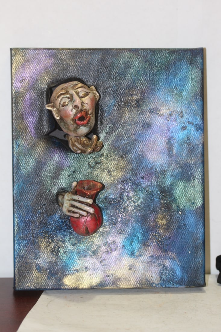 A Tanya Varble Mix Media Artwork: three dimentional - 10" x 8"