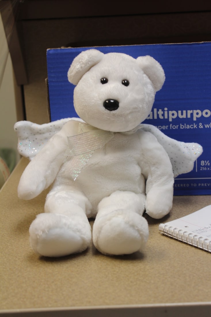 Large Ty Beanie Angel: 13 1/2" tall - please note: no box