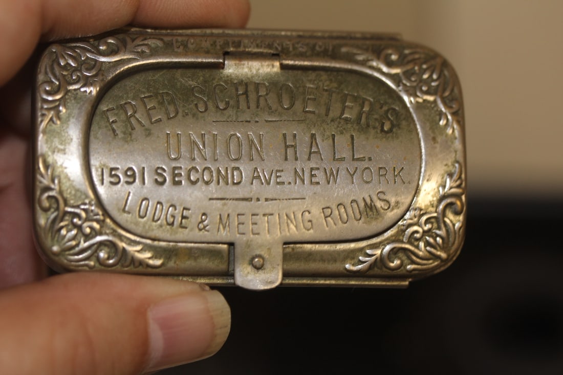 Extremely Rare Aluminium Stamp Holder: 19th century