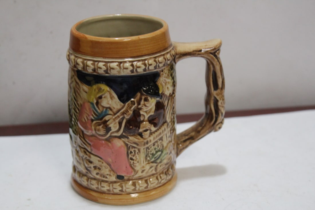 A Japanese Stein: 4 3/4" tall