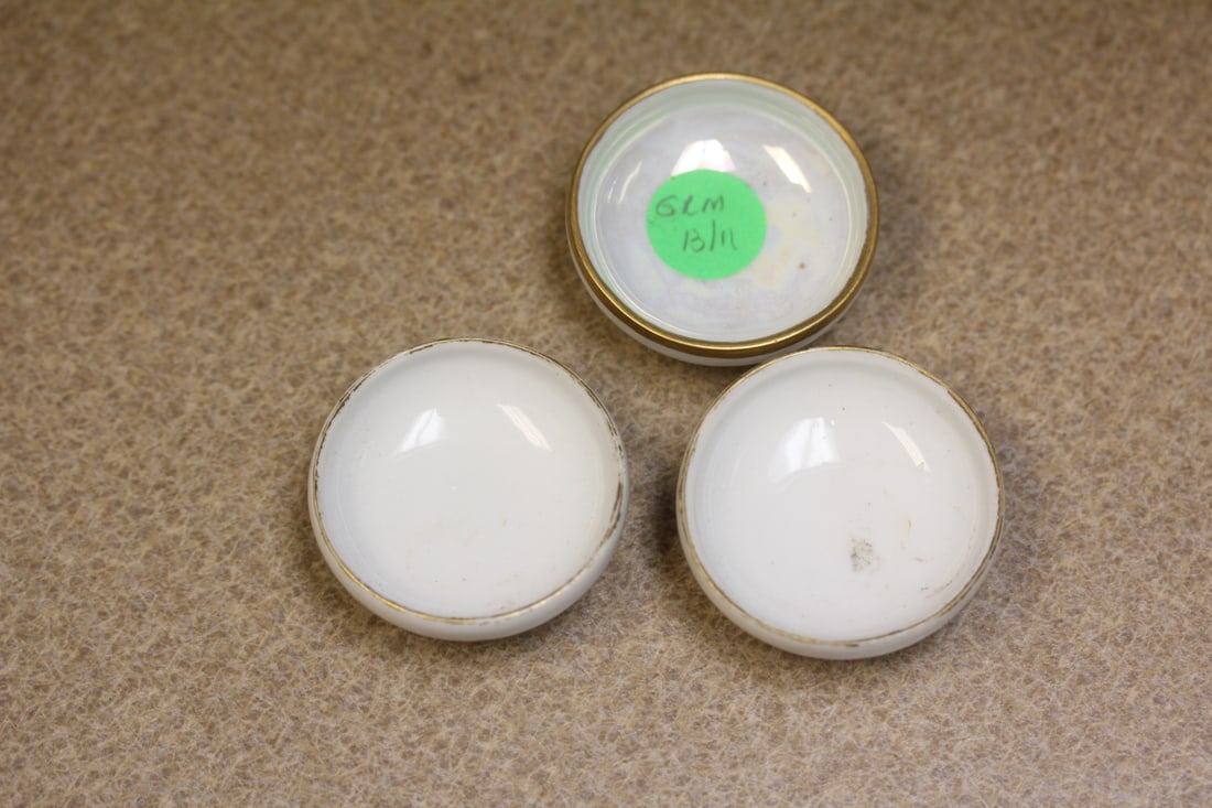 Lot of 3 Royal Austria Salt Container: as shown