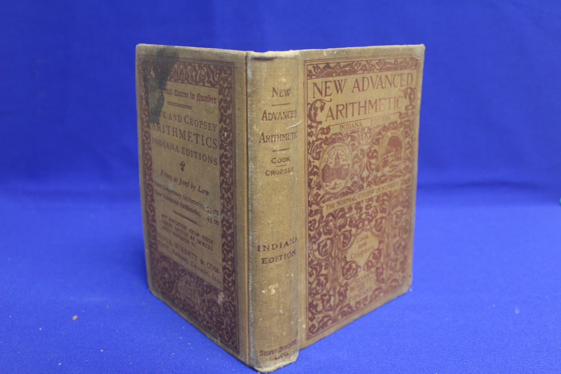 Hardcover Book: New Advanced Arithmetic (1 of 9)