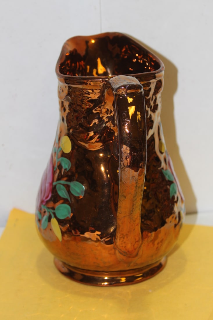 A Ceramic Lusterware Pitcher - 4