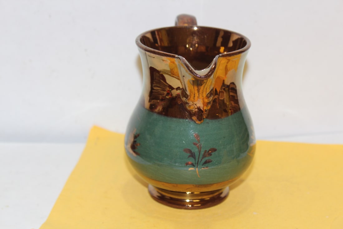 A Ceramic Lusterware Pitcher - 4